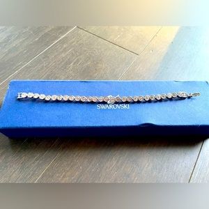 Swarovski Tennis Bracelet, Round Cut